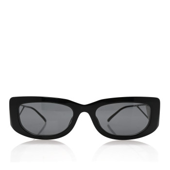 PRADA Acetate Sunglasses SPR 14Y Black Slate Gray