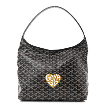 GOYARD Goyardine Boheme Hobo Black