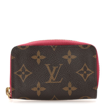 LOUIS VUITTON Monogram Zippy Multicartes Fuchsia