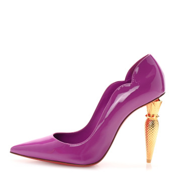 CHRISTIAN LOUBOUTIN Patent LipChick 100 Pumps 39.5 Kismet