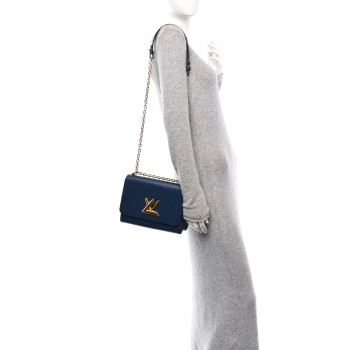 LOUIS VUITTON Epi Twist Shoulder Bag MM Indigo