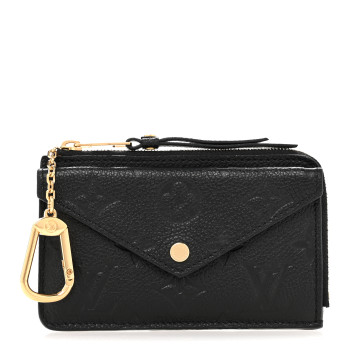 LOUIS VUITTON Empreinte Recto Verso Card Holder Black