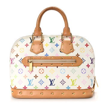 LOUIS VUITTON Monogram Multicolor Alma White