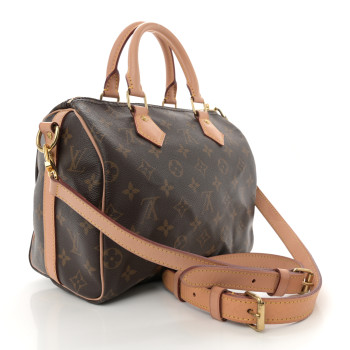 LOUIS VUITTON Monogram Speedy Bandouliere 25