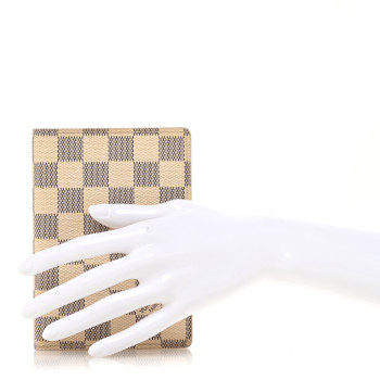 LOUIS VUITTON Damier Azur Small Ring Agenda Cover