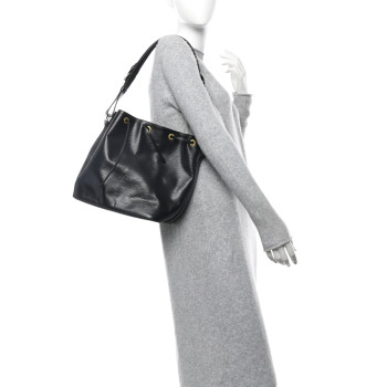 LOUIS VUITTON Epi Petit Noe Black