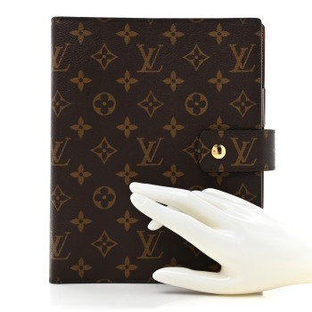 LOUIS VUITTON Monogram Large Ring Agenda Cover