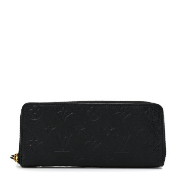 LOUIS VUITTON Empreinte Clemence Wallet Black