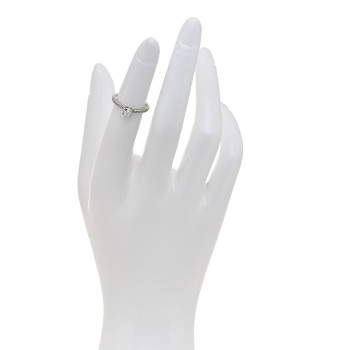 TIFFANY Platinum Diamond .45ct Novo Princess Cut Engagement Ring 45 3.5