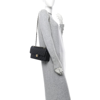 CHANEL Caviar Quilted Small Double Flap Black