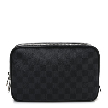 LOUIS VUITTON Damier Graphite Toilet Pouch GM