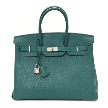 HERMES Togo Birkin 35 Malachite