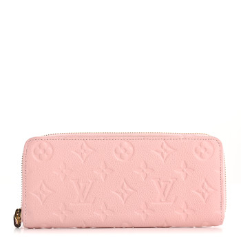 LOUIS VUITTON Empreinte Clemence Wallet Rose Ballerine