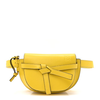 LOEWE Calfskin Mini Gate Belt Bag Yellow