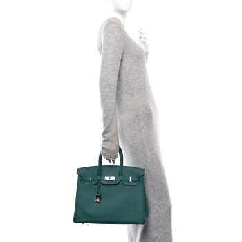 HERMES Togo Birkin 35 Malachite