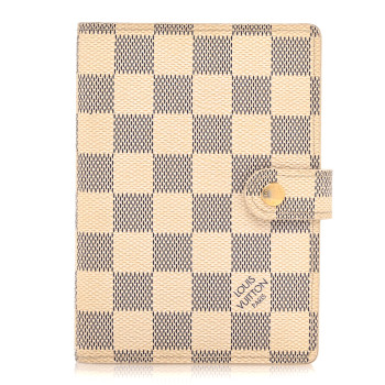 LOUIS VUITTON Damier Azur Small Ring Agenda Cover