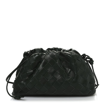 BOTTEGA VENETA Nappa Intrecciato The Mini Pouch Raintree