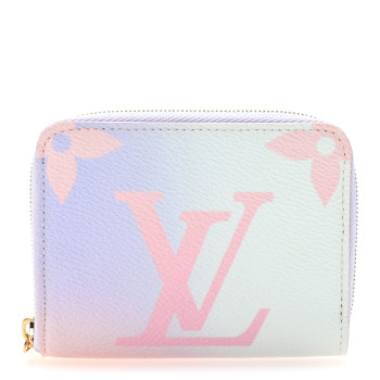 LOUIS VUITTON Monogram Giant Spring In The City Zippy Coin Purse Sunrise Pastel