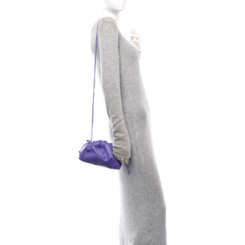 BOTTEGA VENETA Butter Calfskin The Mini Pouch Purple