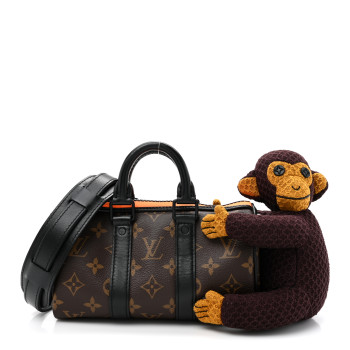 LOUIS VUITTON Monogram Monkey Puppet LV Friends Keepall XS