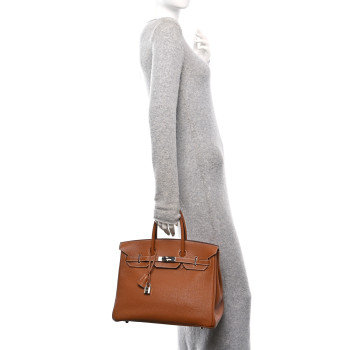 HERMES Togo Birkin 35 Gold