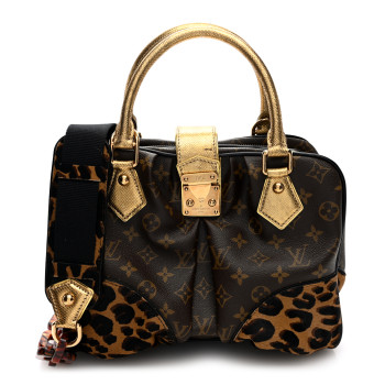 LOUIS VUITTON Monogram Leopard Adele