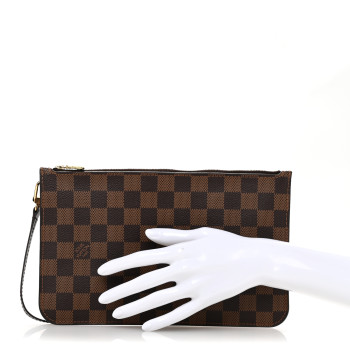LOUIS VUITTON Damier Ebene Neverfull MM GM Pochette