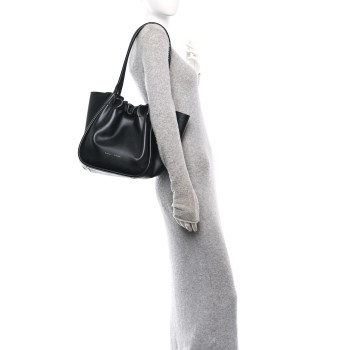 PROENZA SCHOULER Calfskin Large Ruched Tote Black