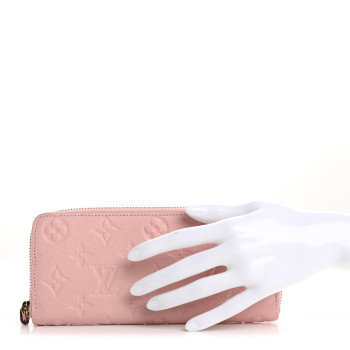 LOUIS VUITTON Empreinte Clemence Wallet Rose Ballerine