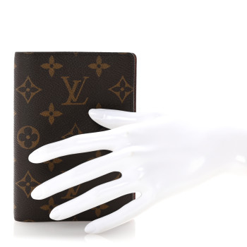 LOUIS VUITTON Monogram Small Ring Agenda Cover