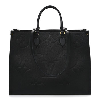 LOUIS VUITTON Empreinte Monogram Giant Onthego GM Black