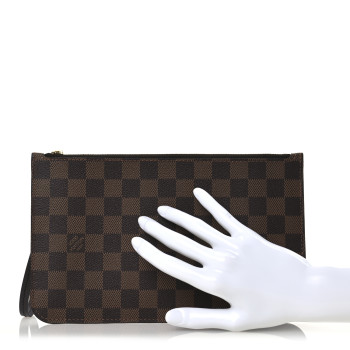 LOUIS VUITTON Damier Ebene Neverfull MM GM Pochette
