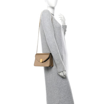 LANVIN Metallic Calfskin Concerto Bag Gold