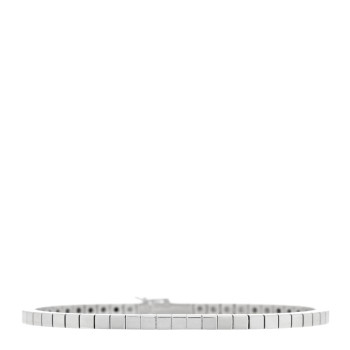 CARTIER 18K White Gold Lanieres Bracelet 15