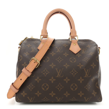LOUIS VUITTON Monogram Speedy Bandouliere 25