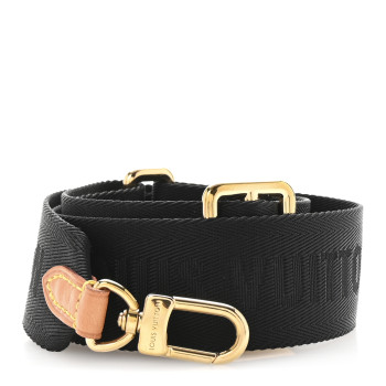 LOUIS VUITTON Nylon Multi Pochette Accessories Bandouliere Shoulder Strap Black