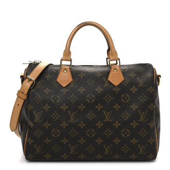 LOUIS VUITTON Monogram Speedy Bandouliere 30