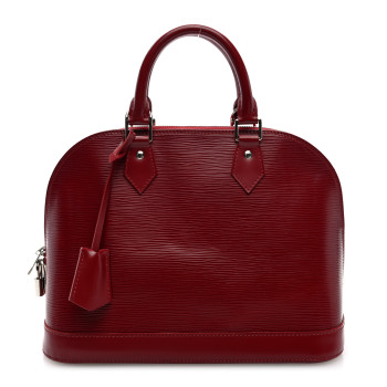 LOUIS VUITTON Epi Alma PM Fuchsia