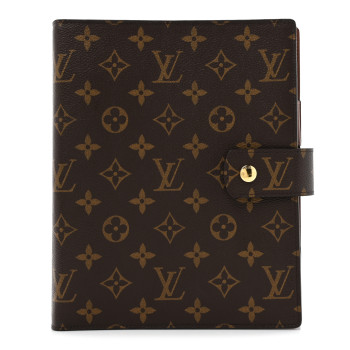 LOUIS VUITTON Monogram Large Ring Agenda Cover