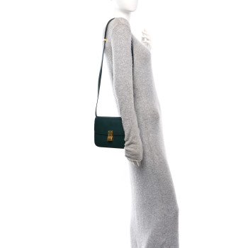 CELINE Box Calfskin Teen Classic Box Flap Bag Amazone