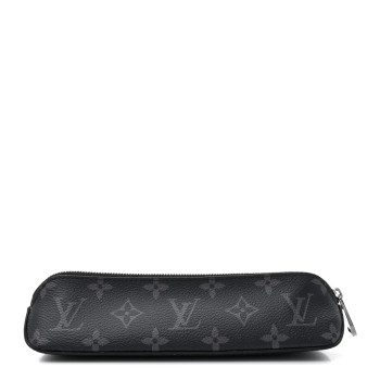 LOUIS VUITTON Monogram Eclipse Elizabeth Pencil Pouch Black