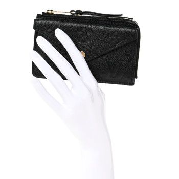 LOUIS VUITTON Empreinte Recto Verso Card Holder Black