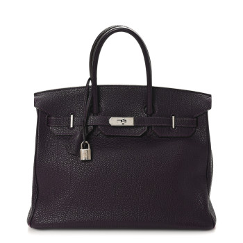 HERMES Togo Birkin 35 Raisin