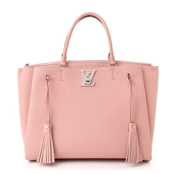Calfskin Lockmeto Rose Poudre