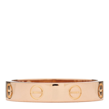 CARTIER 18K Pink Gold 3.5mm LOVE Wedding Band Ring 57 7.75