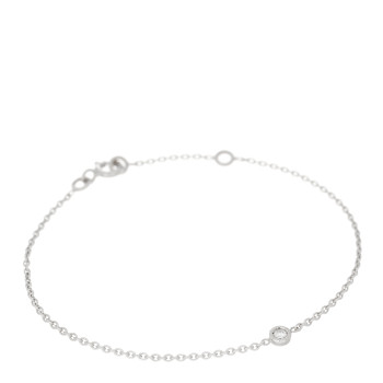 CHRISTIAN DIOR 18K White Gold Diamond Station Bracelet