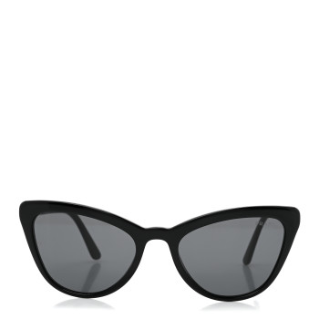 PRADA Acetate Cat Eye Sunglasses SPR 01V Black