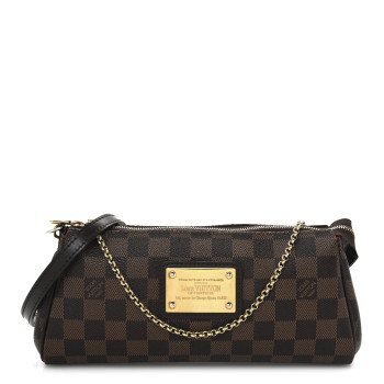 LOUIS VUITTON Damier Ebene Eva Clutch