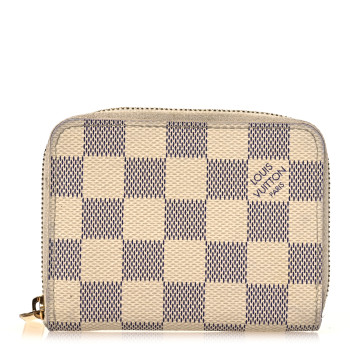 LOUIS VUITTON Damier Azur Zippy Coin Purse