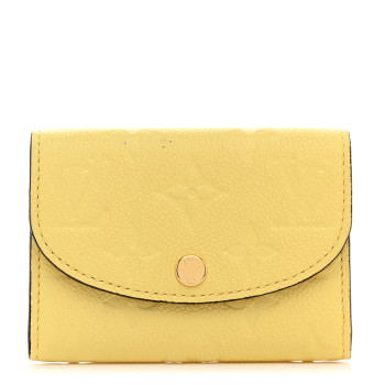 LOUIS VUITTON Empreinte Rosalie Coin Purse Yellow